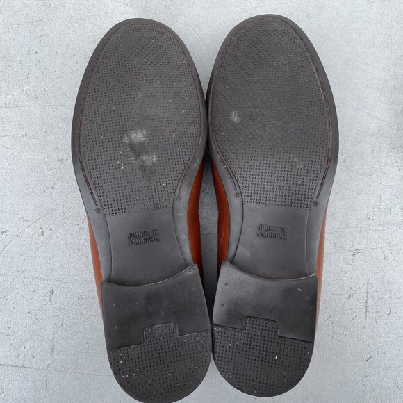 Johnston & Murphy Cresswell Venetian Loafer Size: 11 Color: Cognac Sheepskin - Picture 6 of 7